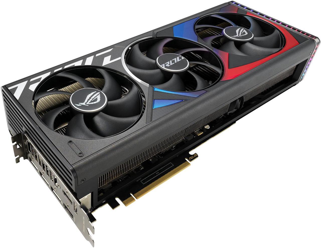 Alt view image 5 of 20 - ASUS ROG Strix GeForce RTX 4080 OC Edition Gaming Graphics Card (PCIe 4.0, 16GB GDDR6X, HDMI 2.1a, DisplayPort 1.4a) ROG-STRIX-RTX4080-O16G-GAMING