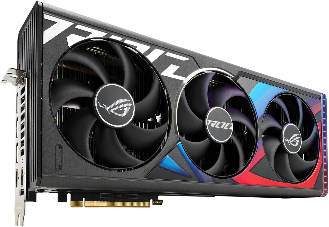 Alt view image 7 of 20 - ASUS ROG Strix GeForce RTX 4080 OC Edition Gaming Graphics Card (PCIe 4.0, 16GB GDDR6X, HDMI 2.1a, DisplayPort 1.4a) ROG-STRIX-RTX4080-O16G-GAMING