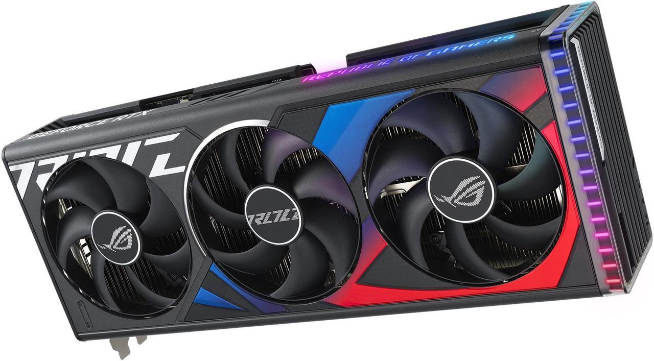 Alt view image 10 of 20 - ASUS ROG Strix GeForce RTX 4080 OC Edition Gaming Graphics Card (PCIe 4.0, 16GB GDDR6X, HDMI 2.1a, DisplayPort 1.4a) ROG-STRIX-RTX4080-O16G-GAMING