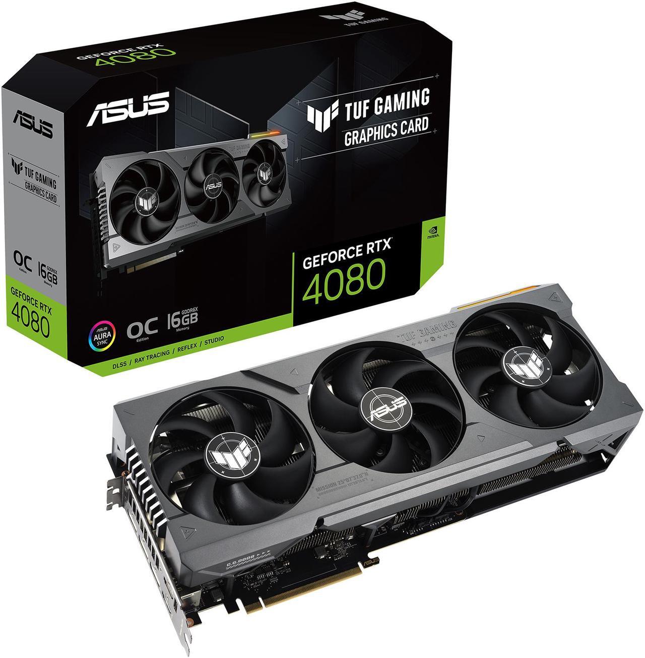 Alt view image 19 of 20 - ASUS TUF Gaming GeForce RTX 4080 OC Edition Gaming Graphics Card (PCIe 4.0, 16GB GDDR6X, HDMI 2.1a, DisplayPort 1.4a) TUF-RTX4080-O16G-GAMING