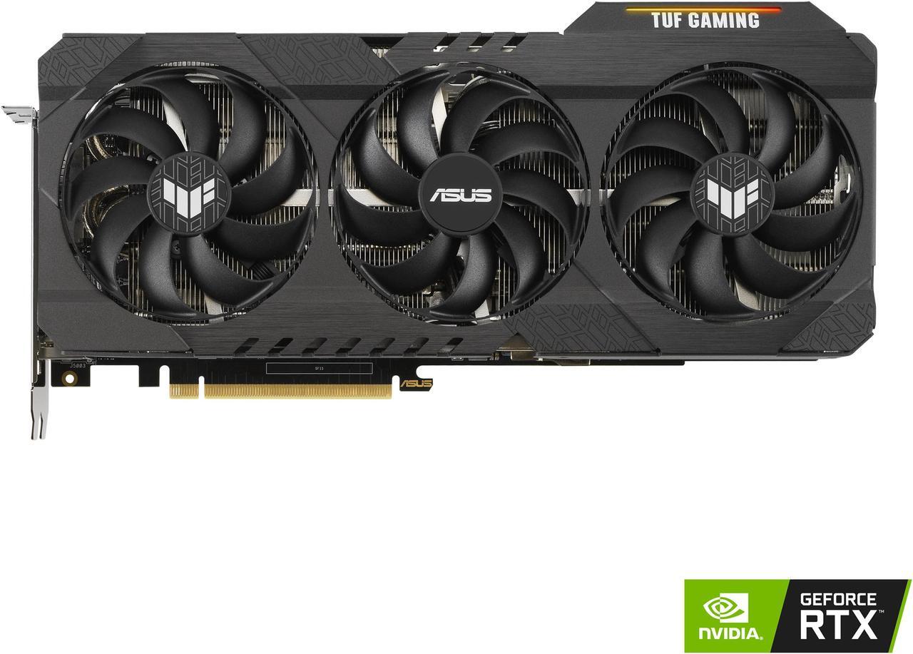 Alt view image 2 of 12 - ASUS TUF Gaming NVIDIA GeForce RTX 3070 Ti V2 Graphics Card (PCIe 4.0, 8GB GDDR6X, HDMI 2.1, DisplayPort 1.4a, Military-grade Certification, GPU Tweak III) TUF-RTX3070TI-8G-V2-GAMING