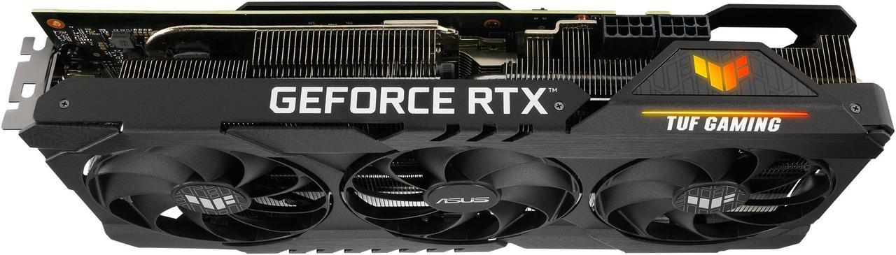 Alt view image 9 of 12 - ASUS TUF Gaming NVIDIA GeForce RTX 3070 Ti V2 Graphics Card (PCIe 4.0, 8GB GDDR6X, HDMI 2.1, DisplayPort 1.4a, Military-grade Certification, GPU Tweak III) TUF-RTX3070TI-8G-V2-GAMING