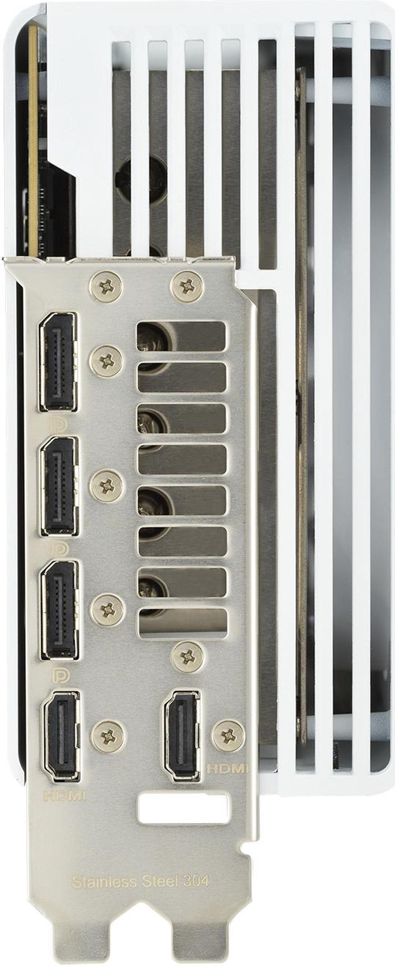 Alt view image 11 of 20 - ASUS ROG Strix GeForce RTX 4090 White OC Edition Gaming Graphics Card (PCIe 4.0, 24GB GDDR6X, HDMI 2.1a, DisplayPort 1.4a) ROG-STRIX-RTX4090-O24G-WHITE