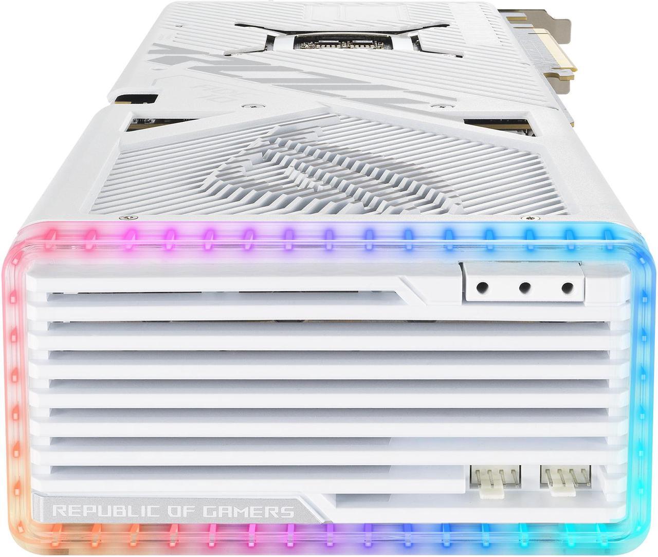 Alt view image 18 of 20 - ASUS ROG Strix GeForce RTX 4090 White OC Edition Gaming Graphics Card (PCIe 4.0, 24GB GDDR6X, HDMI 2.1a, DisplayPort 1.4a) ROG-STRIX-RTX4090-O24G-WHITE