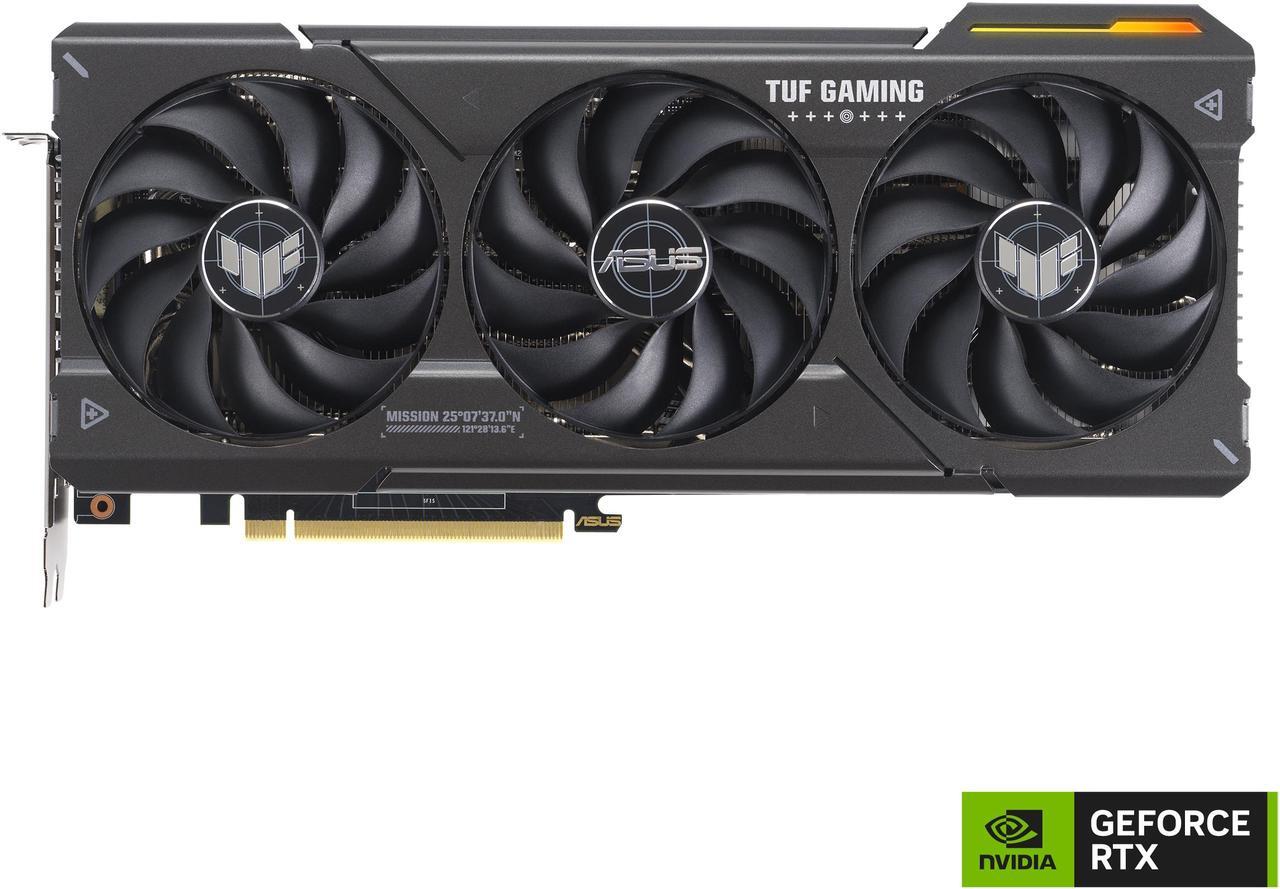 Alt view image 3 of 14 - ASUS TUF Gaming NVIDIA GeForce RTX 4070 Gaming Graphics Card (PCIe 4.0, 12GB GDDR6X, HDMI 2.1, DisplayPort 1.4a) TUF-RTX4070-12G-GAMING