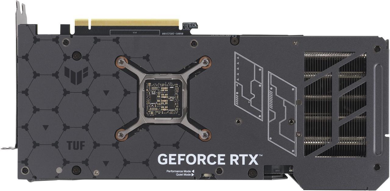 Alt view image 8 of 14 - ASUS TUF Gaming NVIDIA GeForce RTX 4070 Gaming Graphics Card (PCIe 4.0, 12GB GDDR6X, HDMI 2.1, DisplayPort 1.4a) TUF-RTX4070-12G-GAMING