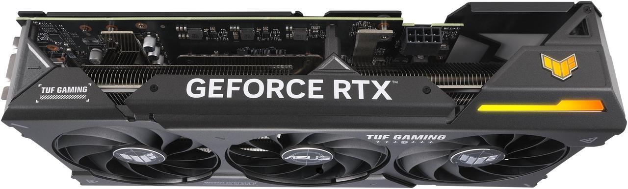 Alt view image 9 of 14 - ASUS TUF Gaming NVIDIA GeForce RTX 4070 Gaming Graphics Card (PCIe 4.0, 12GB GDDR6X, HDMI 2.1, DisplayPort 1.4a) TUF-RTX4070-12G-GAMING