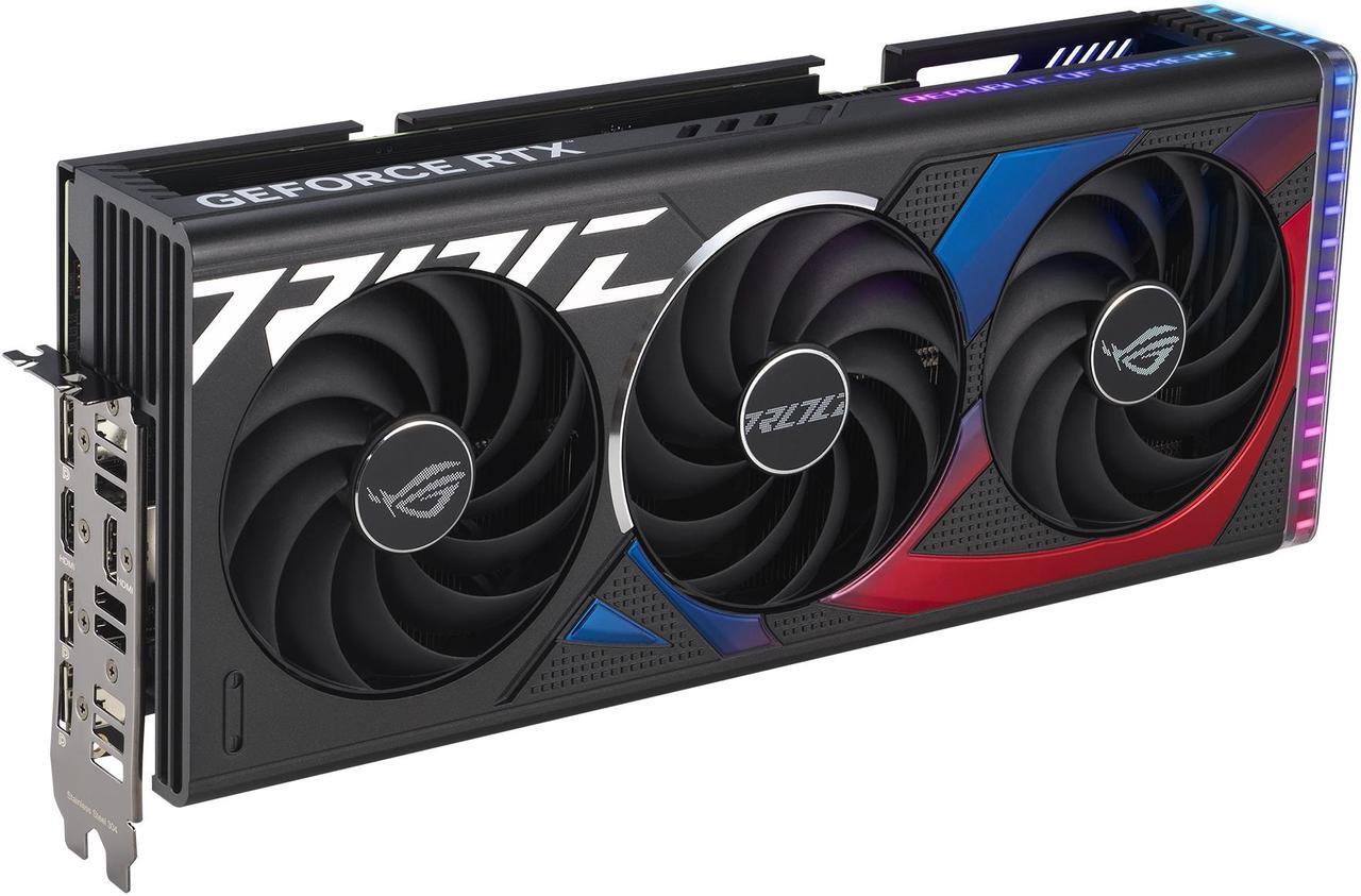 Alt view image 3 of 15 - ASUS ROG Strix GeForce RTX 4070 OC Edition Gaming Graphics Card (PCIe 4.0, 12GB GDDR6X, DLSS 3, HDMI 2.1, DisplayPort 1.4a) ROG-STRIX-RTX4070-O12G-GAMING