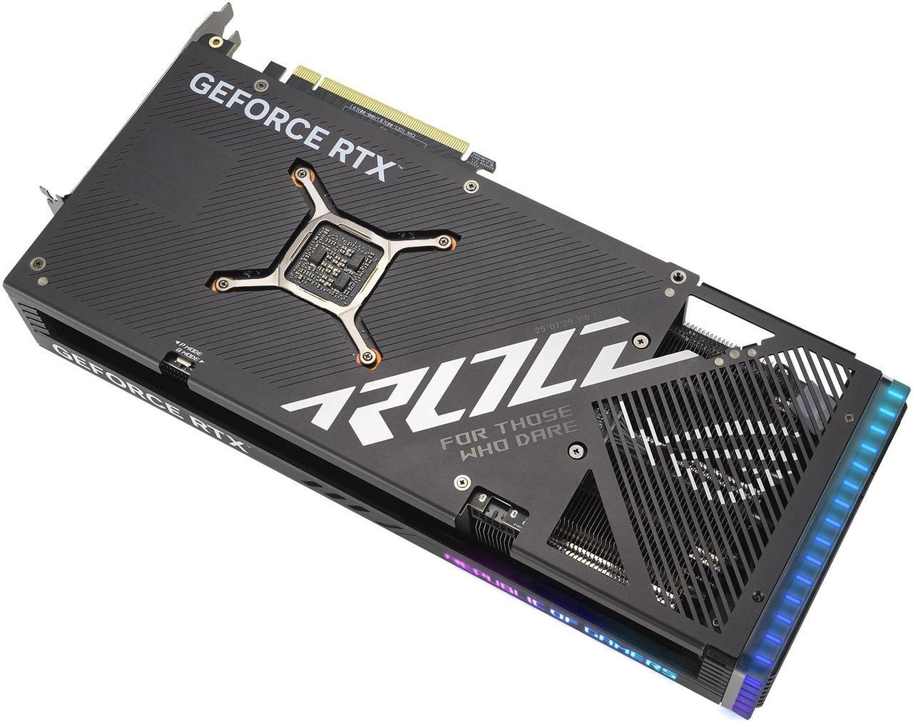 Alt view image 6 of 15 - ASUS ROG Strix GeForce RTX 4070 OC Edition Gaming Graphics Card (PCIe 4.0, 12GB GDDR6X, DLSS 3, HDMI 2.1, DisplayPort 1.4a) ROG-STRIX-RTX4070-O12G-GAMING