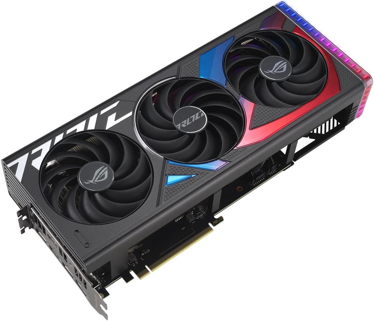 Alt view image 5 of 15 - ASUS ROG Strix GeForce RTX 4070 OC Edition Gaming Graphics Card (PCIe 4.0, 12GB GDDR6X, DLSS 3, HDMI 2.1, DisplayPort 1.4a) ROG-STRIX-RTX4070-O12G-GAMING