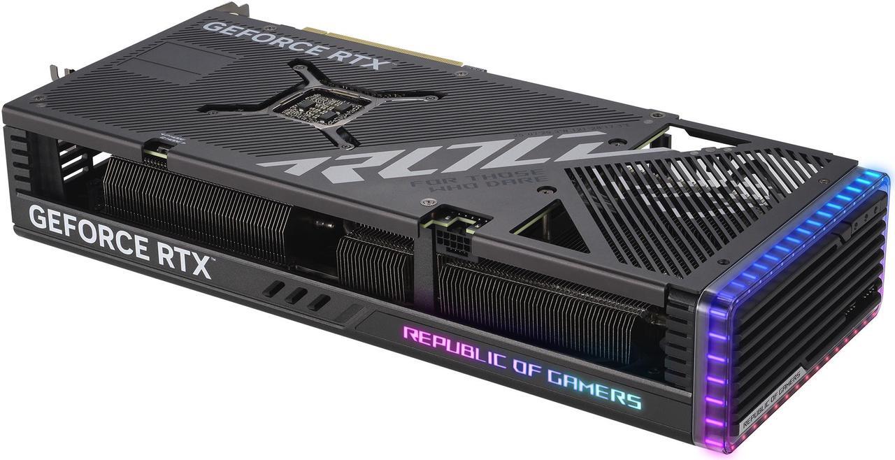 Alt view image 7 of 15 - ASUS ROG Strix GeForce RTX 4070 OC Edition Gaming Graphics Card (PCIe 4.0, 12GB GDDR6X, DLSS 3, HDMI 2.1, DisplayPort 1.4a) ROG-STRIX-RTX4070-O12G-GAMING