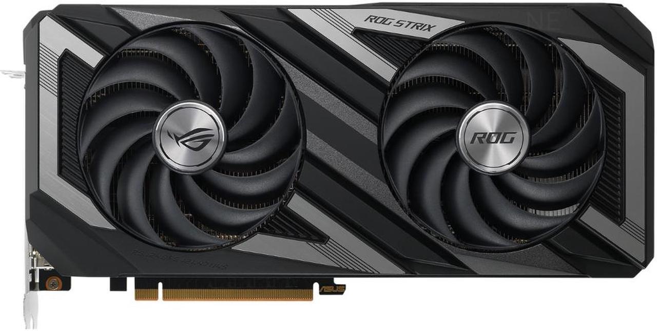 ASUS ROG Strix Radeon RX 7600 OC Edition 8GB GDDR6 Graphics Card (PCIe 4.0, 8GB GDDR6, HDMI 2.1, DisplayPort 1.4a, Axial-tech Fans, Dual BIOS, GPU Tweak III) ROG-STRIX-RX7600-O8G-GAMING