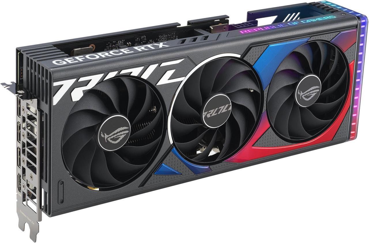 Alt view image 3 of 10 - ASUS ROG Strix GeForce RTX 4060 Ti Gaming Graphics Card (PCIe 4.0, 8GB GDDR6, DLSS 3, HDMI 2.1, DisplayPort 1.4a) ROG-STRIX-RTX4060TI-8G-GAMING