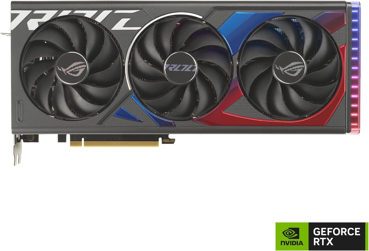 Alt view image 2 of 10 - ASUS ROG Strix GeForce RTX 4060 Ti Gaming Graphics Card (PCIe 4.0, 8GB GDDR6, DLSS 3, HDMI 2.1, DisplayPort 1.4a) ROG-STRIX-RTX4060TI-8G-GAMING
