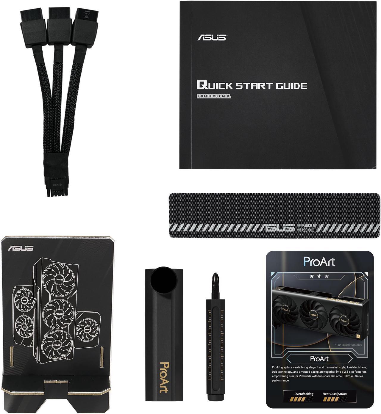 Alt view image 10 of 11 - ASUS ProArt GeForce RTX 4080 16GB GDDR6X Graphics Card (PCIe 4.0, 16GB GDDR6X, DLSS 3, HDMI 2.1a, DisplayPort 1.4a) PROART-RTX4080-16G