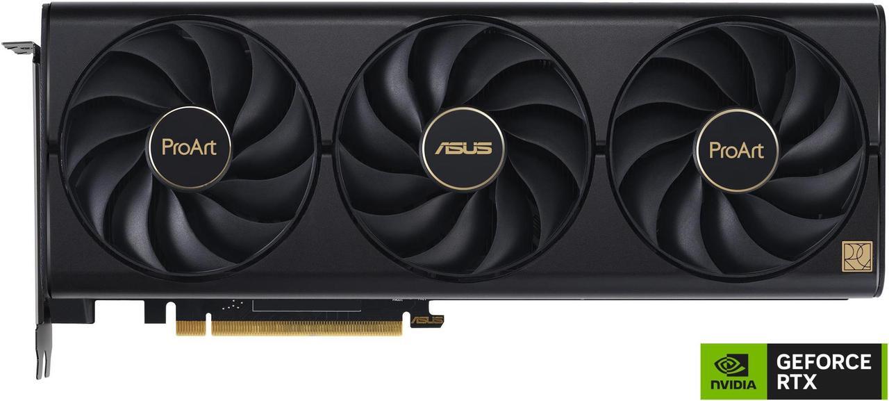 Alt view image 2 of 11 - ASUS ProArt GeForce RTX 4080 16GB GDDR6X Graphics Card (PCIe 4.0, 16GB GDDR6X, DLSS 3, HDMI 2.1a, DisplayPort 1.4a) PROART-RTX4080-16G