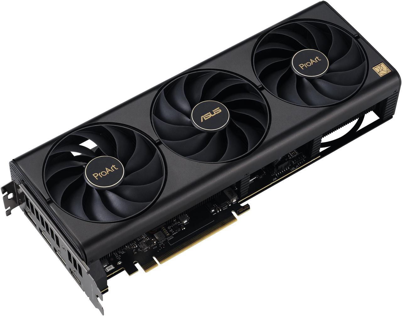 Alt view image 3 of 11 - ASUS ProArt GeForce RTX 4080 16GB GDDR6X Graphics Card (PCIe 4.0, 16GB GDDR6X, DLSS 3, HDMI 2.1a, DisplayPort 1.4a) PROART-RTX4080-16G