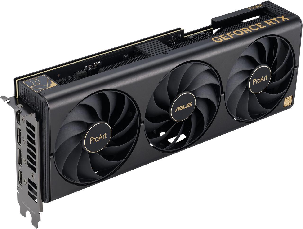 Alt view image 5 of 11 - ASUS ProArt GeForce RTX 4080 16GB GDDR6X Graphics Card (PCIe 4.0, 16GB GDDR6X, DLSS 3, HDMI 2.1a, DisplayPort 1.4a) PROART-RTX4080-16G