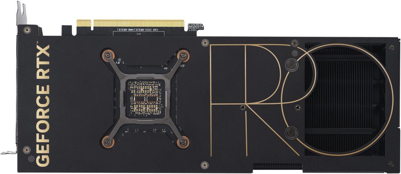 Alt view image 4 of 13 - ASUS ProArt GeForce RTX 4080 16GB OC Edition GDDR6X Graphics Card (PCIe 4.0, 16GB GDDR6X, DLSS 3, HDMI 2.1a, DisplayPort 1.4a) PROART-RTX4080-O16G