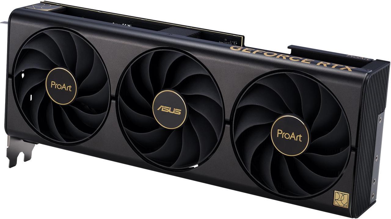 Alt view image 6 of 13 - ASUS ProArt GeForce RTX 4080 16GB OC Edition GDDR6X Graphics Card (PCIe 4.0, 16GB GDDR6X, DLSS 3, HDMI 2.1a, DisplayPort 1.4a) PROART-RTX4080-O16G