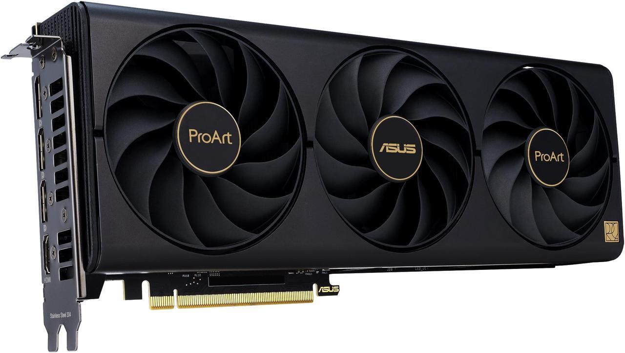 Alt view image 7 of 13 - ASUS ProArt GeForce RTX 4080 16GB OC Edition GDDR6X Graphics Card (PCIe 4.0, 16GB GDDR6X, DLSS 3, HDMI 2.1a, DisplayPort 1.4a) PROART-RTX4080-O16G