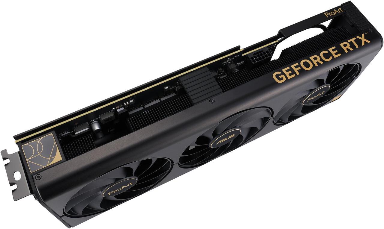 Alt view image 8 of 13 - ASUS ProArt GeForce RTX 4080 16GB OC Edition GDDR6X Graphics Card (PCIe 4.0, 16GB GDDR6X, DLSS 3, HDMI 2.1a, DisplayPort 1.4a) PROART-RTX4080-O16G