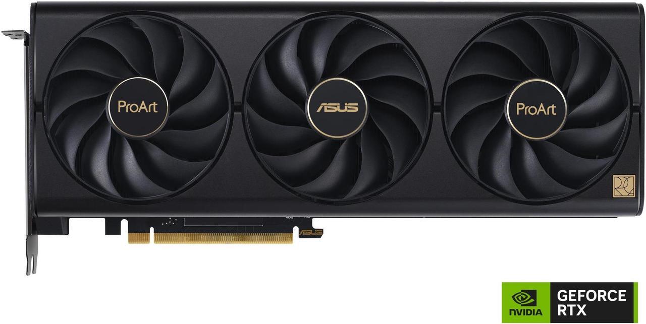 Alt view image 2 of 13 - ASUS ProArt GeForce RTX 4080 16GB OC Edition GDDR6X Graphics Card (PCIe 4.0, 16GB GDDR6X, DLSS 3, HDMI 2.1a, DisplayPort 1.4a) PROART-RTX4080-O16G