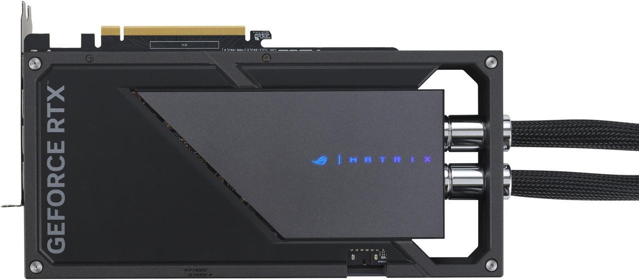 Alt view image 9 of 11 - ASUS ROG Matrix Platinum GeForce RTX 4090 Graphics Card (PCIe 4.0, 24 GB GDDR6X, HDMI 2.1, DisplayPort 1.4a, liquid metal thermal compound, custom-engineered cold plate) ROG-MATRIX-RTX4090-P24G-GAMING