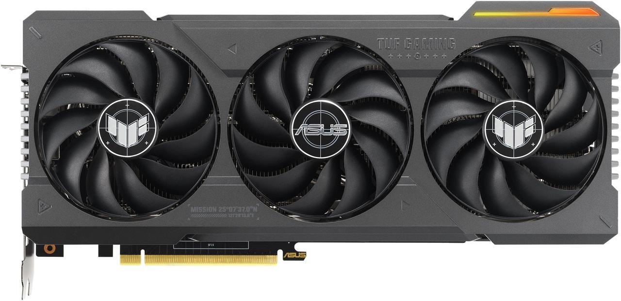 ASUS TUF Gaming NVIDIA GeForce RTX 4070 Ti SUPER OC Edition Gaming Graphics Card (PCIe 4.0, 16GB GDDR6X, HDMI 2.1a, DisplayPort 1.4a) TUF-RTX4070TIS-O16G-GAMING