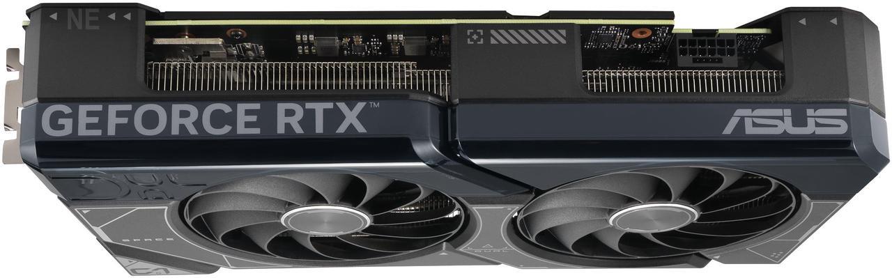 Alt view image 6 of 7 - ASUS Dual GeForce RTX 4070 SUPER graphics card (PCIe 4.0, 12GB GDDR6X, DLSS 3, HDMI 2.1, DisplayPort 1.4a, 2.56-slot design, Axial-tech fan design, Auto-Extreme Tech) DUAL-RTX4070S-12G