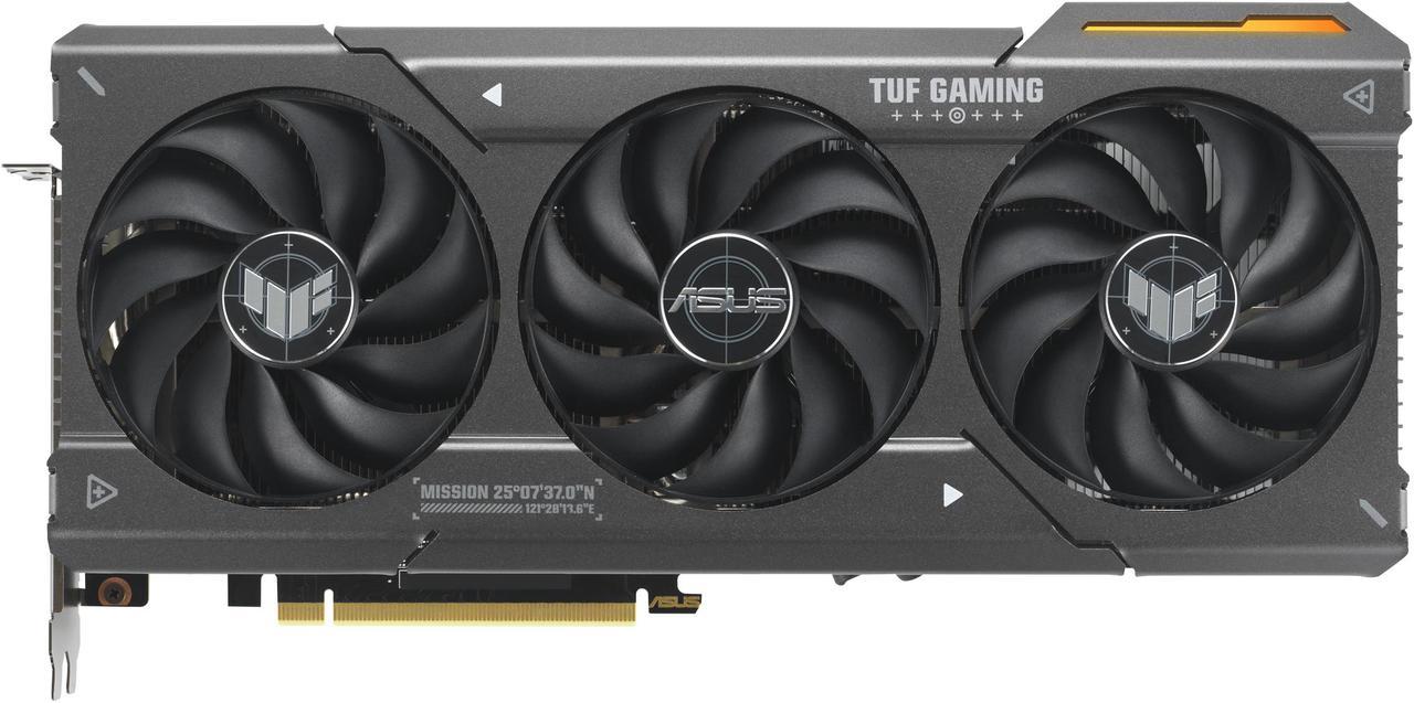 ASUS TUF Gaming Radeon RX 7600 XT OC Edition 16GB GDDR6 Graphics Card (AMD RDNA 3, PCIe 4.0, HDMI 2.1, DisplayPort 2.1, Axial-tech Fan Design, Auto-extreme Technology) TUF-RX7600XT-O16G-GAMING