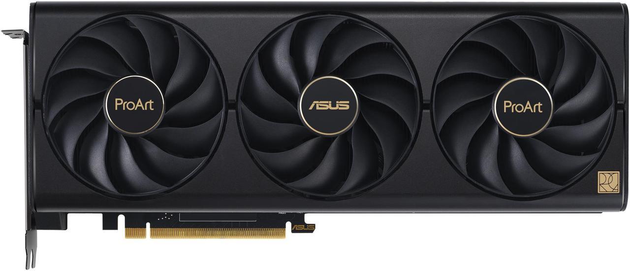 ASUS ProArt GeForce RTX 4070 Ti SUPER OC Edition Graphics Card (PCIe 4.0, 16GB GDDR6X, DLSS 3, HDMI 2.1a, DisplayPort 1.4a) PROART-RTX4070TIS-O16G