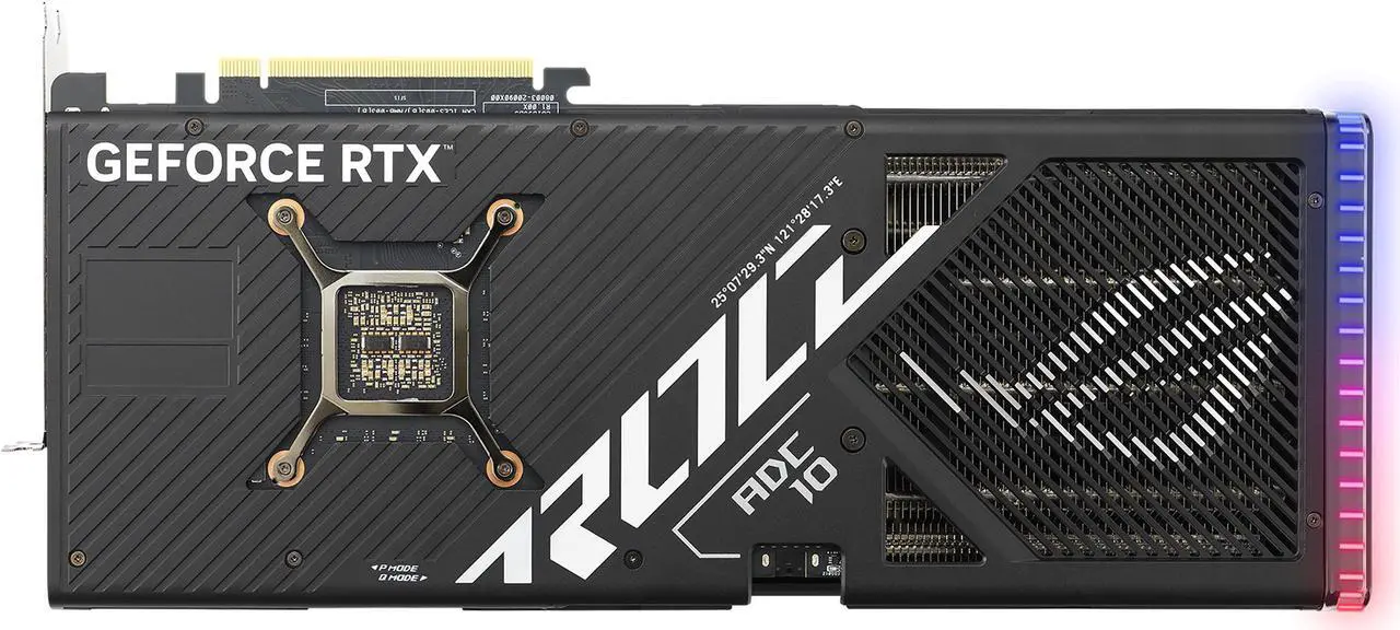 Alt view image 3 of 10 - ASUS ROG Strix GeForce RTX 4080 SUPER Gaming Graphics Card (PCIe 4.0, 16GB GDDR6X, DLSS 3, HDMI 2.1a, DisplayPort 1.4a, Vapor chamber, Massive vented backplate) ROG-STRIX-RTX4080S-16G-GAMING