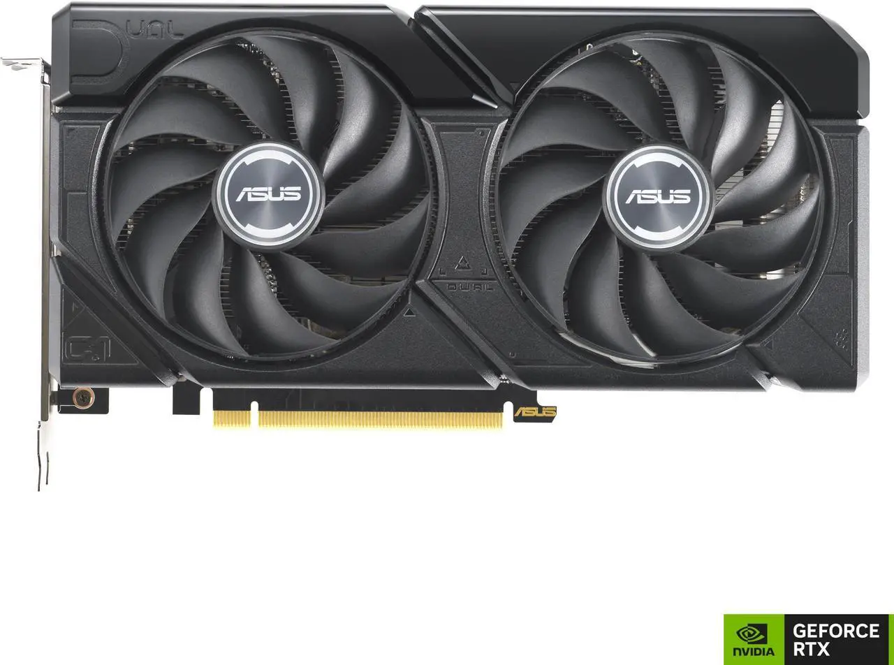 Alt view image 2 of 10 - ASUS Dual GeForce RTX 4070 EVO 12GB GDDR6X (Designed for broad compatibility, with a 2.5-slot design, Axial-tech fan design, 0dB technology, Auto-Extreme Technology) DUAL-RTX4070-12G-EVO