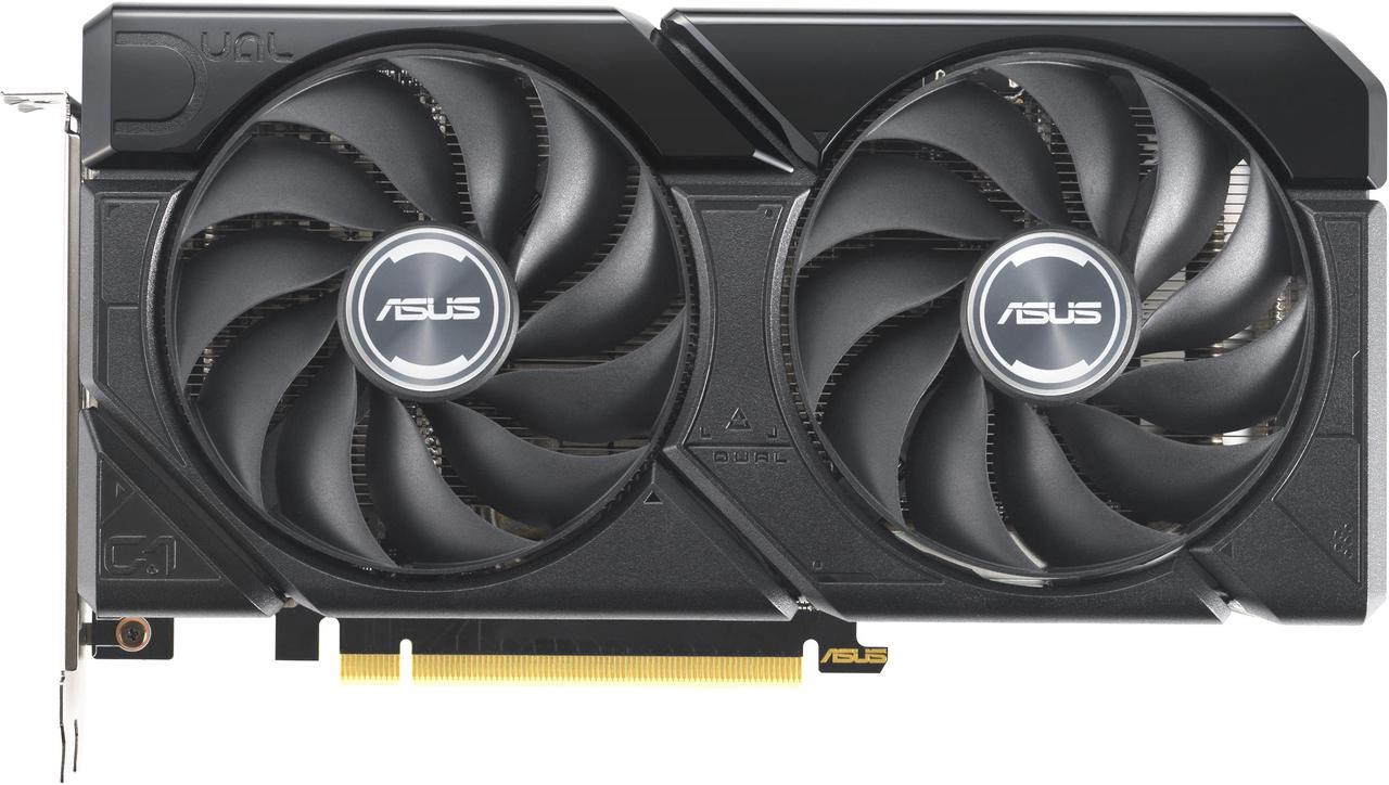 ASUS Dual GeForce RTX 4070 SUPER EVO OC Edition 12GB GDDR6X (PCIe 4.0, 12GB GDDR6X, DLSS 3, HDMI 2.1a, DisplayPort 1.4a, 2.5-slot design, Axial-tech fan design, 0dB technology) DUAL-RTX4070S-O12G-EVO