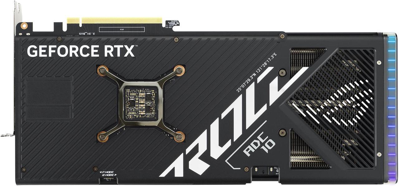 Alt view image 9 of 10 - ASUS ROG Strix GeForce RTX 4070 Ti SUPER Gaming Graphics Card (PCIe 4.0, 16GB GDDR6X, DLSS 3, HDMI 2.1a, DisplayPort 1.4a, Massive vented backplate, Aura Sync) ROG-STRIX-RTX4070TIS-16G-GAMING
