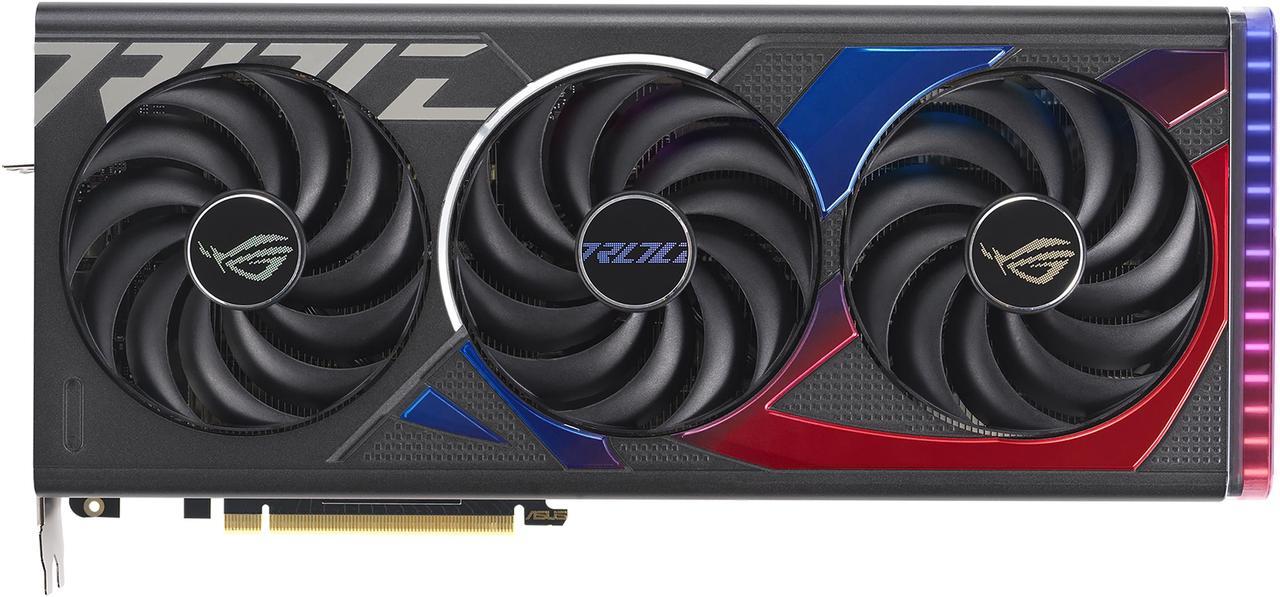 ASUS ROG Strix GeForce RTX 4070 SUPER Gaming Graphics Card (PCIe 4.0, 12GB GDDR6X, DLSS 3, HDMI 2.1a, DisplayPort 1.4a, Massive vented backplate, Aura Sync) ROG-STRIX-RTX4070S-12G-GAMING