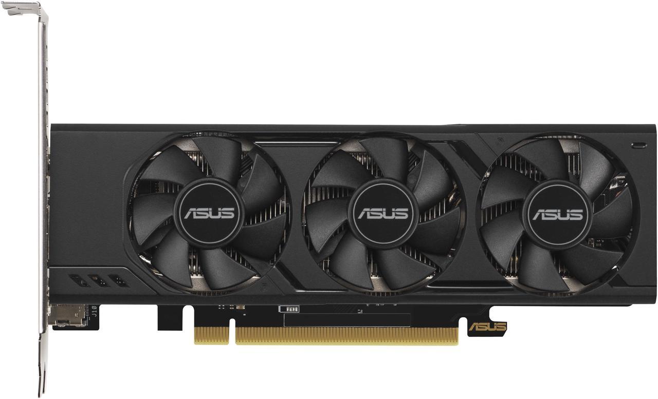 ASUS GeForce RTX 4060 LP BRK OC Edition 8GB GDDR6 (PCIe 4.0, 8GB GDDR6, DLSS 3, HDMI 2.1a, DisplayPort 1.4a, 2-slot design, Dual Ball Fan Bearings, Auto-Extreme Technology) RTX4060-O8G-LP-BRK