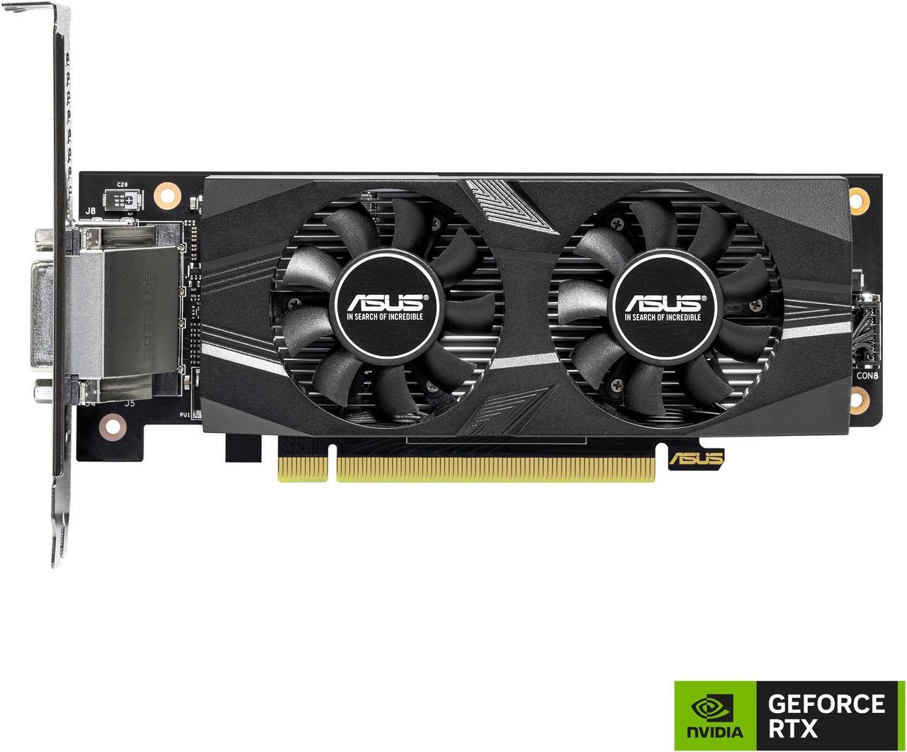 Alt view image 2 of 9 - ASUS GeForce RTX 3050 LP BRK OC Edition 6GB GDDR6 (IP5X dust resistance, dual ball bearings, stainless steel bracket, PCIe 4.0, DLSS 3, HDMI 2.1, DisplayPort 1.4a, DVI-D) RTX3050-O6G-LP-BRK