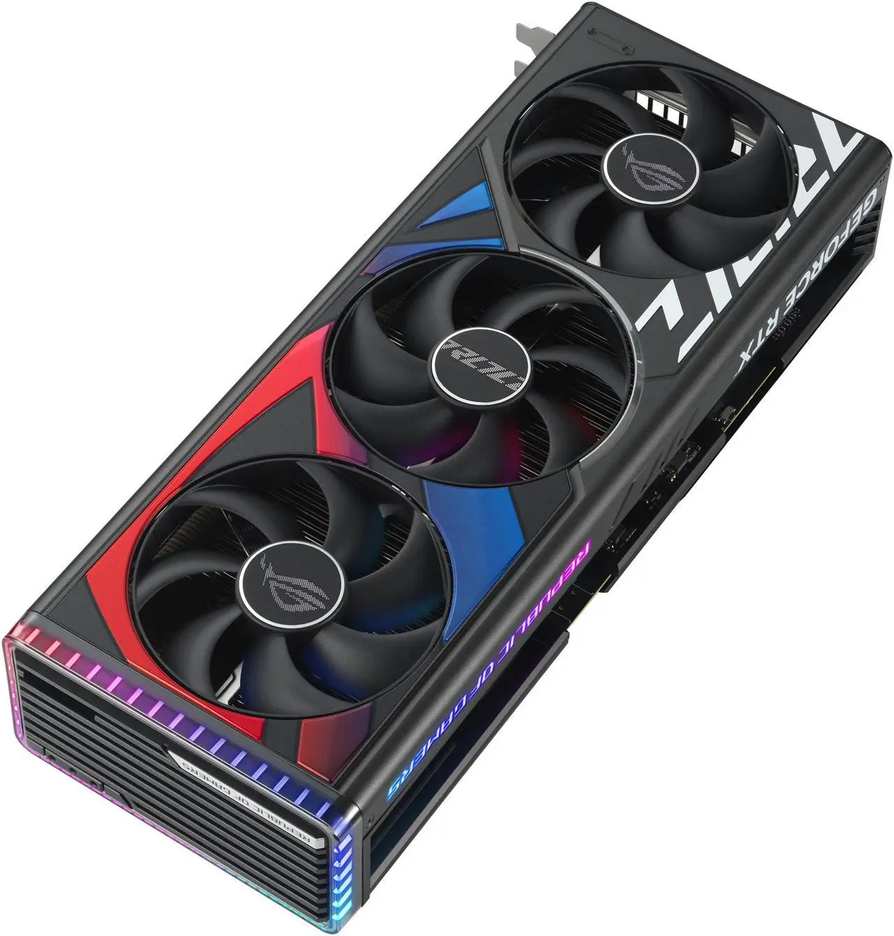 Alt view image 7 of 16 - ASUS ROG Strix GeForce RTX 4090 BTF OC Edition Gaming Graphics Card (PCIe 4.0, Exclusive to ASUS BTF ATX Motherboards, GC-HPWR Gold Finger, Hidden-Connector Design) ROG-STRIX-RTX4090-O24G-BTF-GAMING
