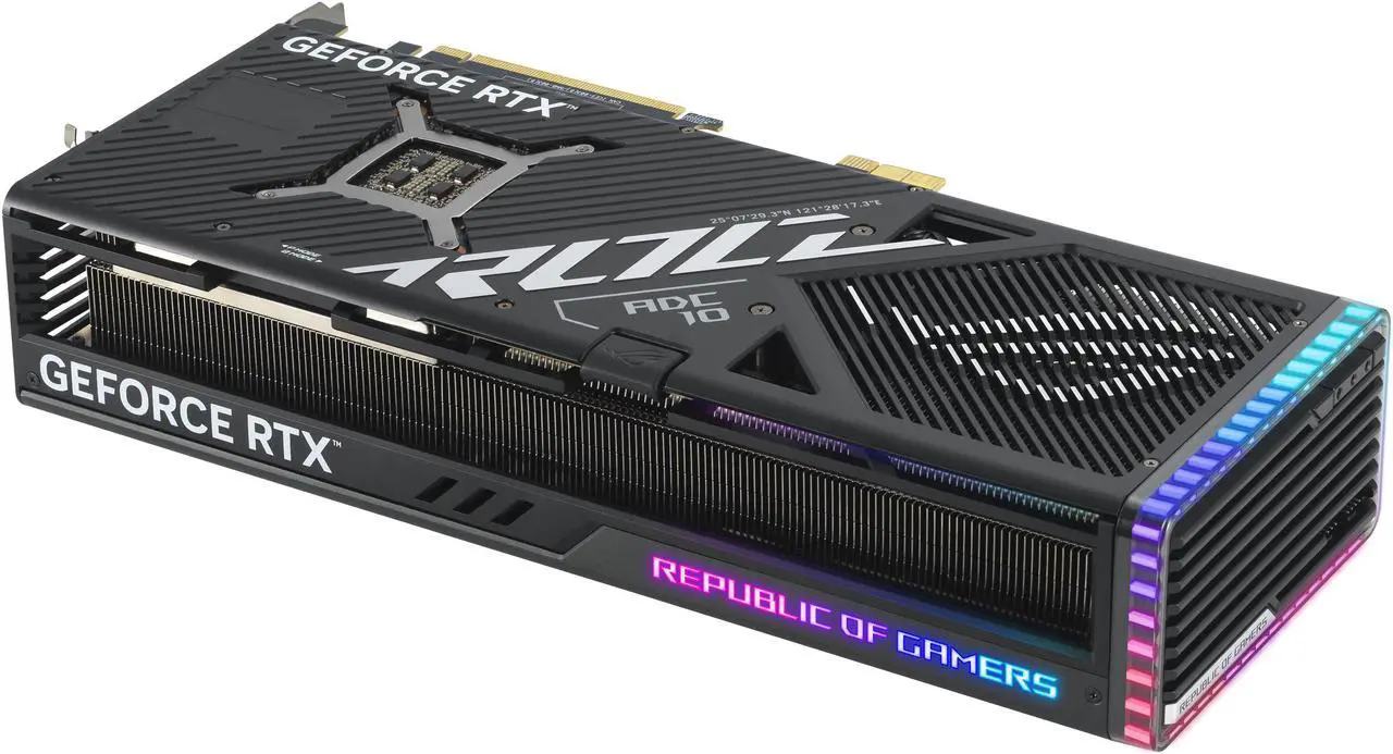 Alt view image 10 of 16 - ASUS ROG Strix GeForce RTX 4090 BTF OC Edition Gaming Graphics Card (PCIe 4.0, Exclusive to ASUS BTF ATX Motherboards, GC-HPWR Gold Finger, Hidden-Connector Design) ROG-STRIX-RTX4090-O24G-BTF-GAMING