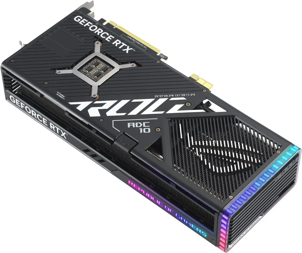 Alt view image 14 of 16 - ASUS ROG Strix GeForce RTX 4090 BTF OC Edition Gaming Graphics Card (PCIe 4.0, Exclusive to ASUS BTF ATX Motherboards, GC-HPWR Gold Finger, Hidden-Connector Design) ROG-STRIX-RTX4090-O24G-BTF-GAMING