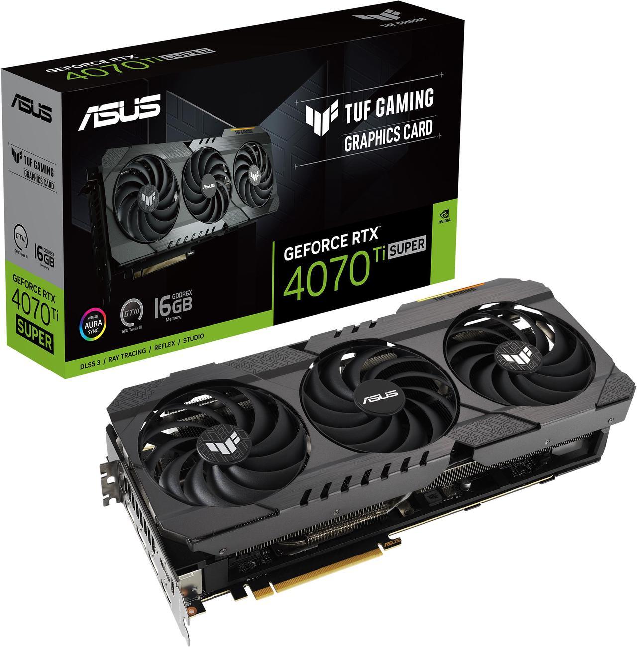 Alt view image 5 of 12 - ASUS TUF Gaming GeForce RTX 4070 Ti SUPER OG Gaming Graphics Card (PCIe 4.0, 16GB GDDR6X, DLSS 3, HDMI 2.1a, DisplayPort 1.4a) TUF-RTX4070TIS-16G-OG-GAMING Video Card