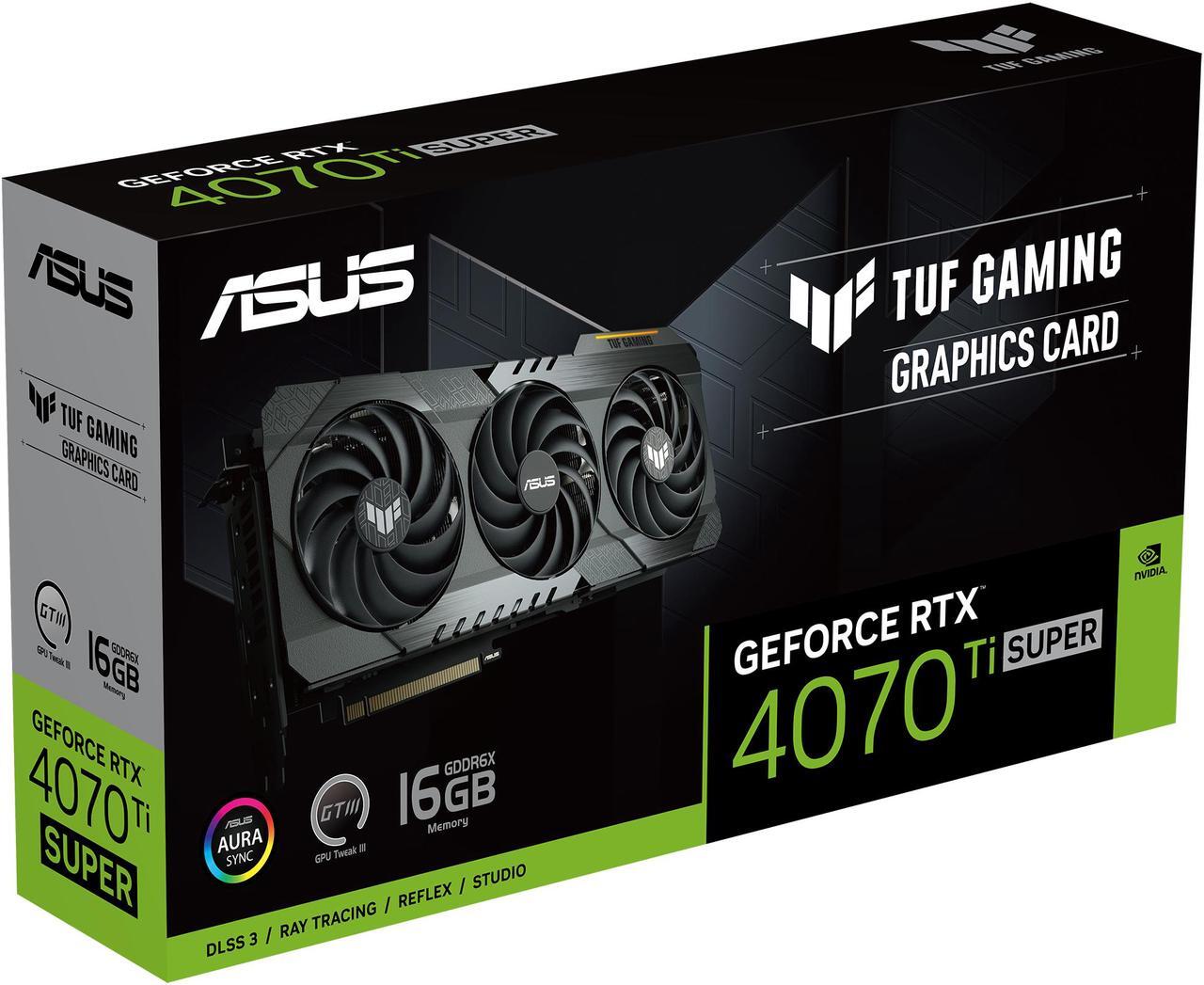 Alt view image 7 of 12 - ASUS TUF Gaming GeForce RTX 4070 Ti SUPER OG Gaming Graphics Card (PCIe 4.0, 16GB GDDR6X, DLSS 3, HDMI 2.1a, DisplayPort 1.4a) TUF-RTX4070TIS-16G-OG-GAMING Video Card
