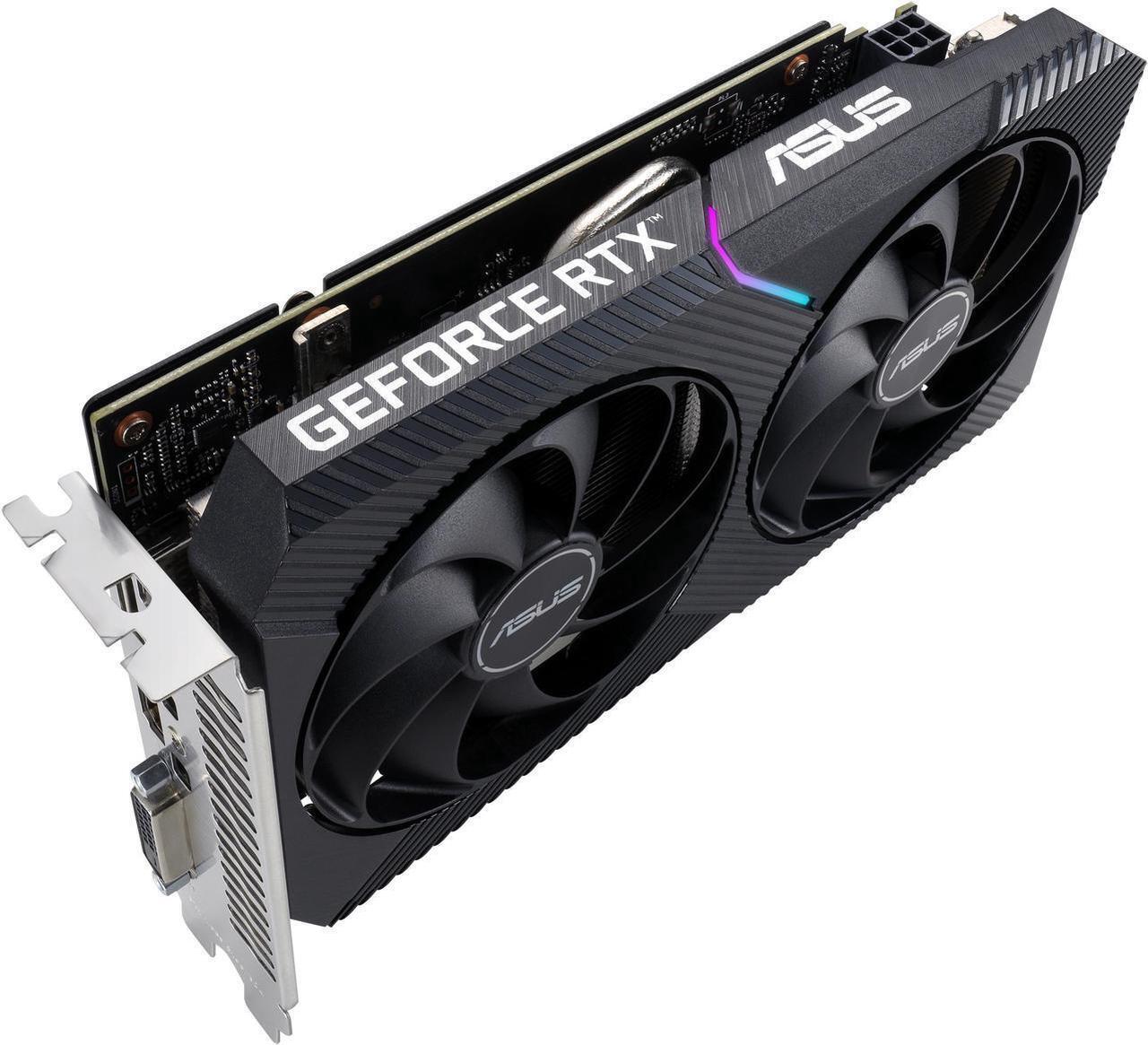 Alt view image 4 of 5 - ASUS Dual GeForce RTX 3050 PCI Express 4.0 Graphics Card DUAL-RTX3050-8G-V2