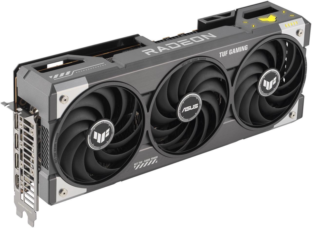 Alt view image 3 of 13 - ASUS TUF Gaming Radeon RX 9070 XT 16GB 256-Bit GDDR6 PCI Express 5.0 RDNA 4 Graphics Card TUF-RX9070XT-O16G-GAMING
