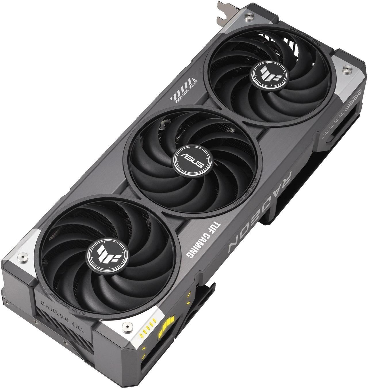Alt view image 5 of 13 - ASUS TUF Gaming Radeon RX 9070 XT 16GB 256-Bit GDDR6 PCI Express 5.0 RDNA 4 Graphics Card TUF-RX9070XT-O16G-GAMING