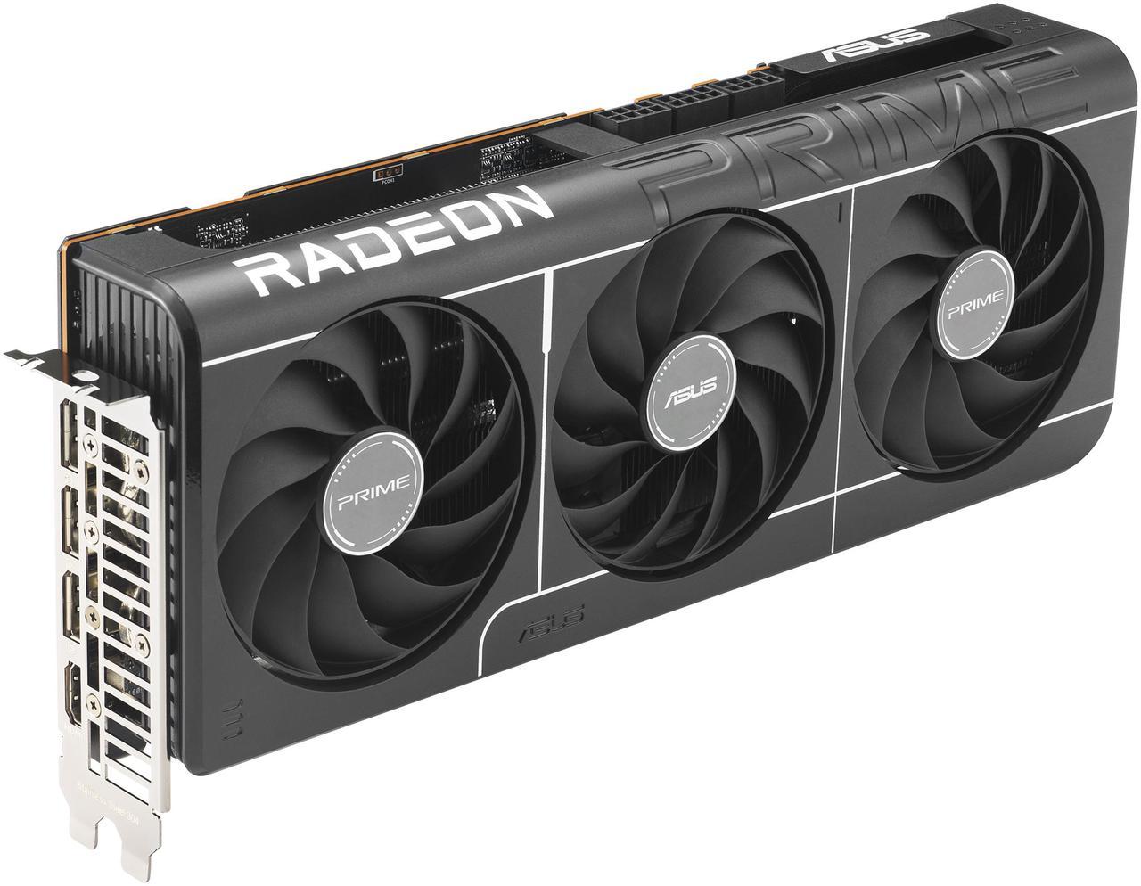 Alt view image 3 of 14 - ASUS PRIME Radeon RX 9070 XT 16GB 256-Bit GDDR6 PCI Express 5.0  RDNA 4 Graphics Card PRIME-RX9070XT-O16G