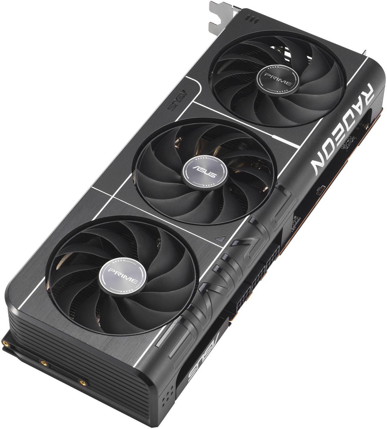 Alt view image 7 of 14 - ASUS PRIME Radeon RX 9070 XT 16GB 256-Bit GDDR6 PCI Express 5.0  RDNA 4 Graphics Card PRIME-RX9070XT-O16G