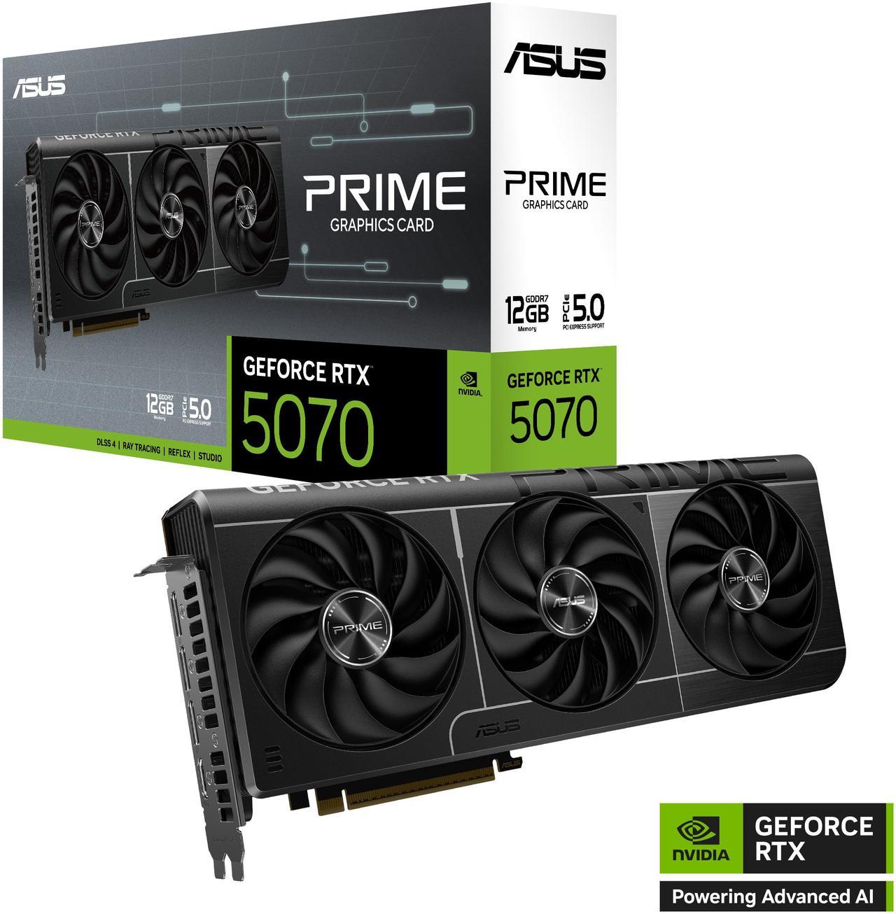 Alt view image 11 of 13 - ASUS PRIME GeForce RTX 5070 12GB 192-Bit GDDR7 PCI Express 5.0 Graphics Card PRIME-RTX5070-12G